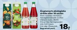 Kvickly Änglamark økologiske drikke eller 16 serien tilbud