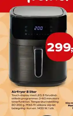 Kvickly Airfryer 8 liter tilbud