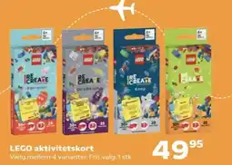 Kvickly LEGO aktivitetskort tilbud