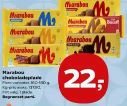 Kvickly Marabou chokoladeplade tilbud