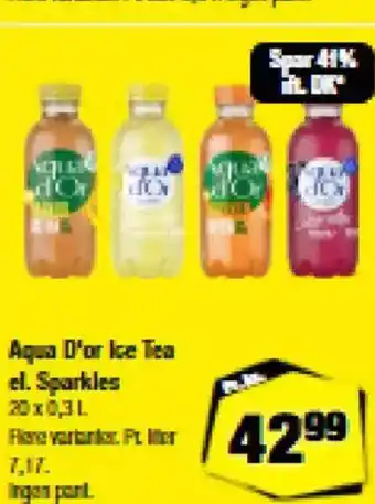 Calle Aqua D'or Ice Tea el. Sparkles tilbud