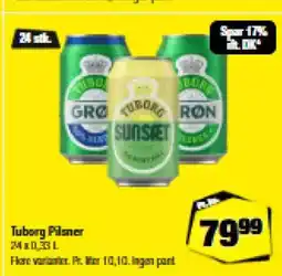 Calle Tuborg Pilsner tilbud