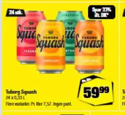 Calle Tuborg Squash tilbud