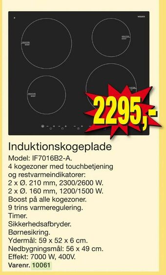 Harald Nyborg Induktionskogeplade tilbud