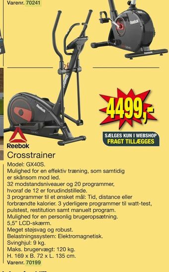 Harald Nyborg Crosstrainer tilbud