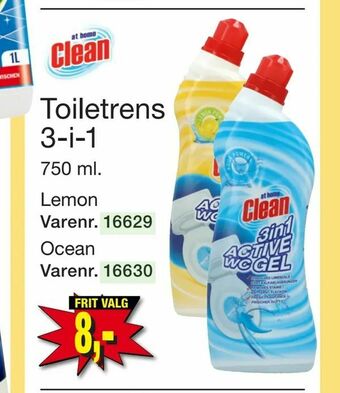 Toiletrens 3-i-1