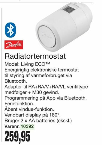 Harald Nyborg Radiatortermostat tilbud