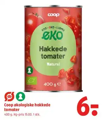 Coop 365 Coop økologiske hakkede tomater tilbud