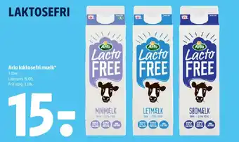 Coop 365 Arla laktosefri mælk (Lacto FREE) tilbud
