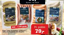 Poetzsch Padborg Slagter Lampe pølser tilbud