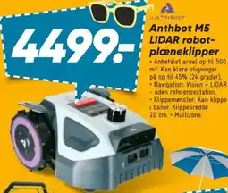 Bilka Anthbot M5 LiDAR robot- plæneklipper Anbefalet tilbud