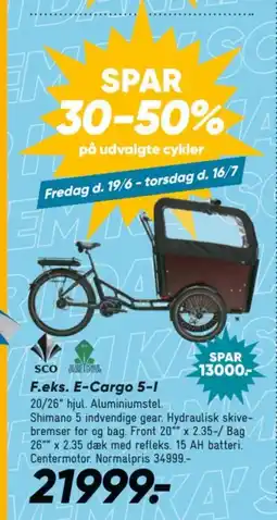 Bilka F.eks. E-Cargo 5-I tilbud