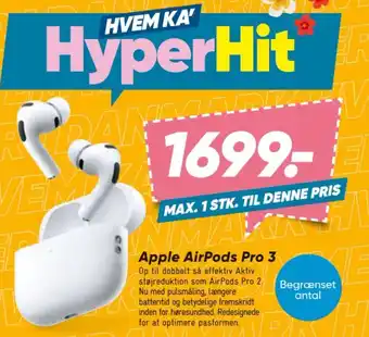 Bilka Apple AirPods Pro 3 tilbud
