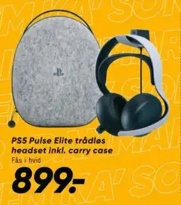 Bilka PS5 Pulse Elite trådløs headset inkl. carry case tilbud