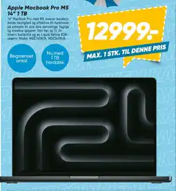 Bilka Apple Macbook Pro M5 14" 1 TB tilbud