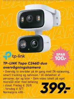 Bilka TP-LINK Tapo C246D duo overvågningskamera tilbud