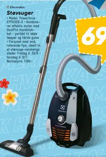 Bilka Electrolux Støvsuger tilbud