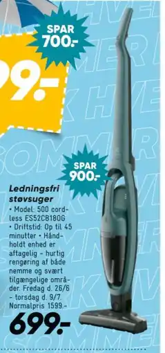 Bilka Ledningsfri støvsuger tilbud