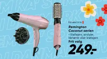 Bilka Remington Coconut serien tilbud