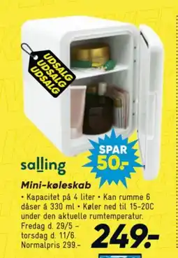 Bilka Salling Mini-køleskab tilbud