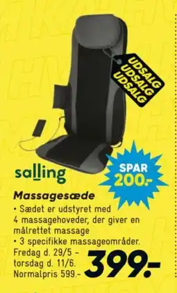 Bilka Salling Massagesæde tilbud