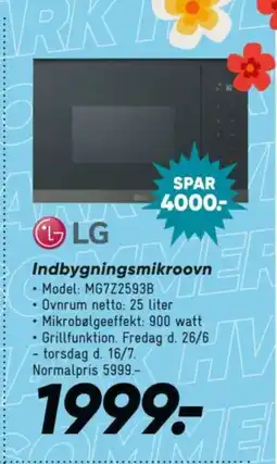 Bilka LG Indbygningsmikroovn tilbud