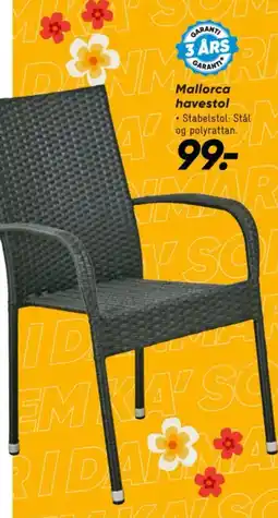 Bilka Mallorca havestol tilbud