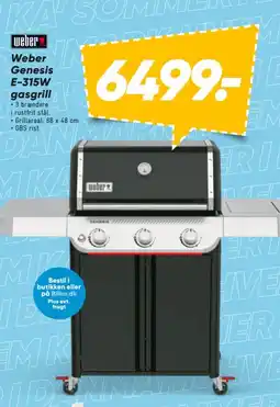 Bilka Weber Genesis E-315W gasgrill tilbud