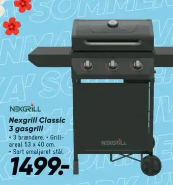 Bilka Nexgrill Classic 3 gasgrill tilbud