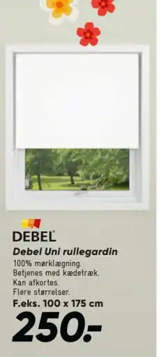 Bilka Debel Uni rullegardin tilbud