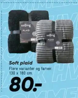 Bilka Soft plaid tilbud