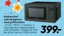 Bilka Køkkenchef mikrobølgeovn med grillfunktion tilbud