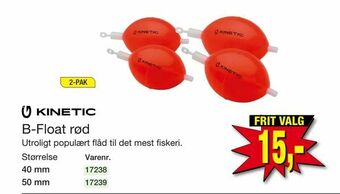 Harald Nyborg B-Float rød tilbud