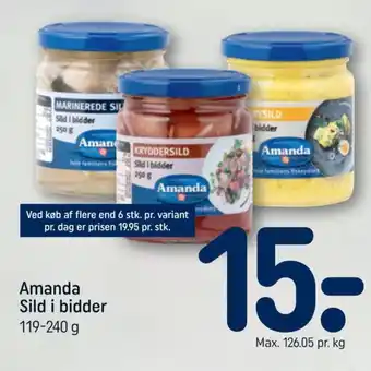 Amanda Sild i bidder