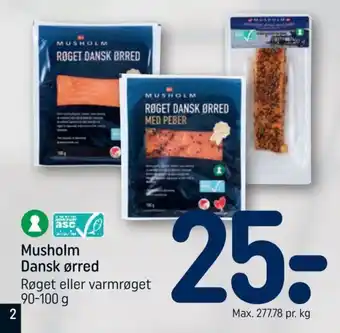 REMA 1000 Musholm Dansk ørred tilbud