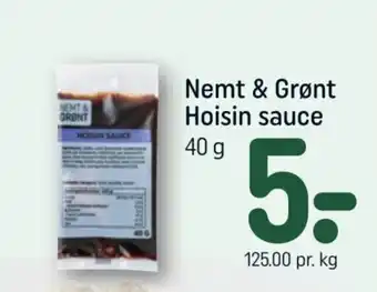 REMA 1000 Nemt & Grønt Hoisin sauce tilbud