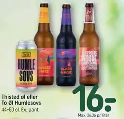 REMA 1000 Thisted øl eller To Øl Humlesovs tilbud