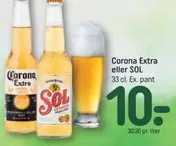 REMA 1000 Corona Extra eller SOL tilbud