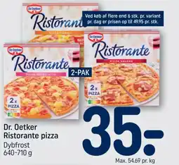 REMA 1000 Dr. Oetker Ristorante pizza tilbud