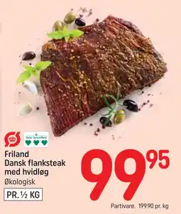 REMA 1000 Friland Dansk flanksteak med hvidløg Økologisk tilbud