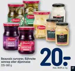 REMA 1000 Beauvais survarer, Bähncke sennep eller dijonnaise tilbud