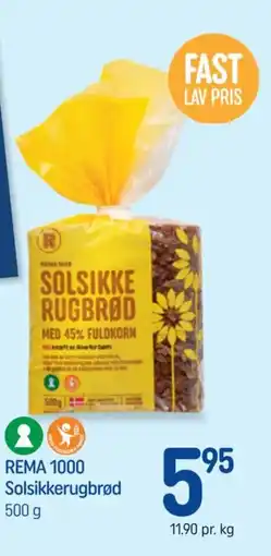 REMA 1000 REMA 1000 Solsikkerugbrød tilbud