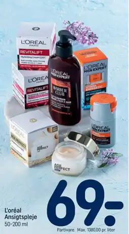 REMA 1000 L'oréal Ansigtspleje tilbud
