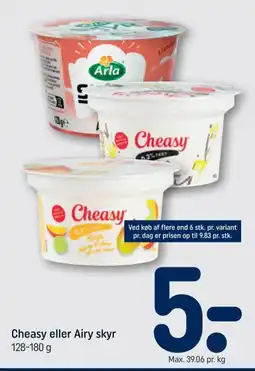 REMA 1000 Cheasy eller Airy skyr tilbud