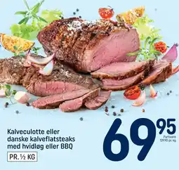 REMA 1000 Kalveculotte eller danske kalveflatsteaks med hvidløg eller BBQ tilbud