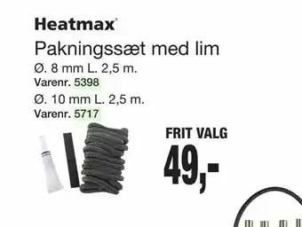 Harald Nyborg Pakningssæt med lim tilbud