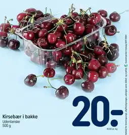 REMA 1000 Kirsebær i bakke tilbud