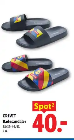 Lidl CRIVIT Badesandaler tilbud