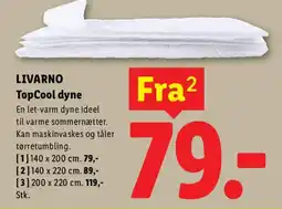 Lidl LIVARNO TopCool dyne tilbud