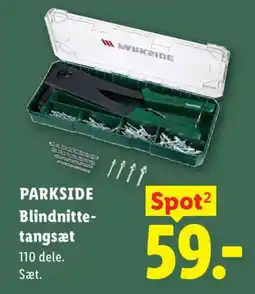 Lidl PARKSIDE Blindnitte- tangsæt tilbud